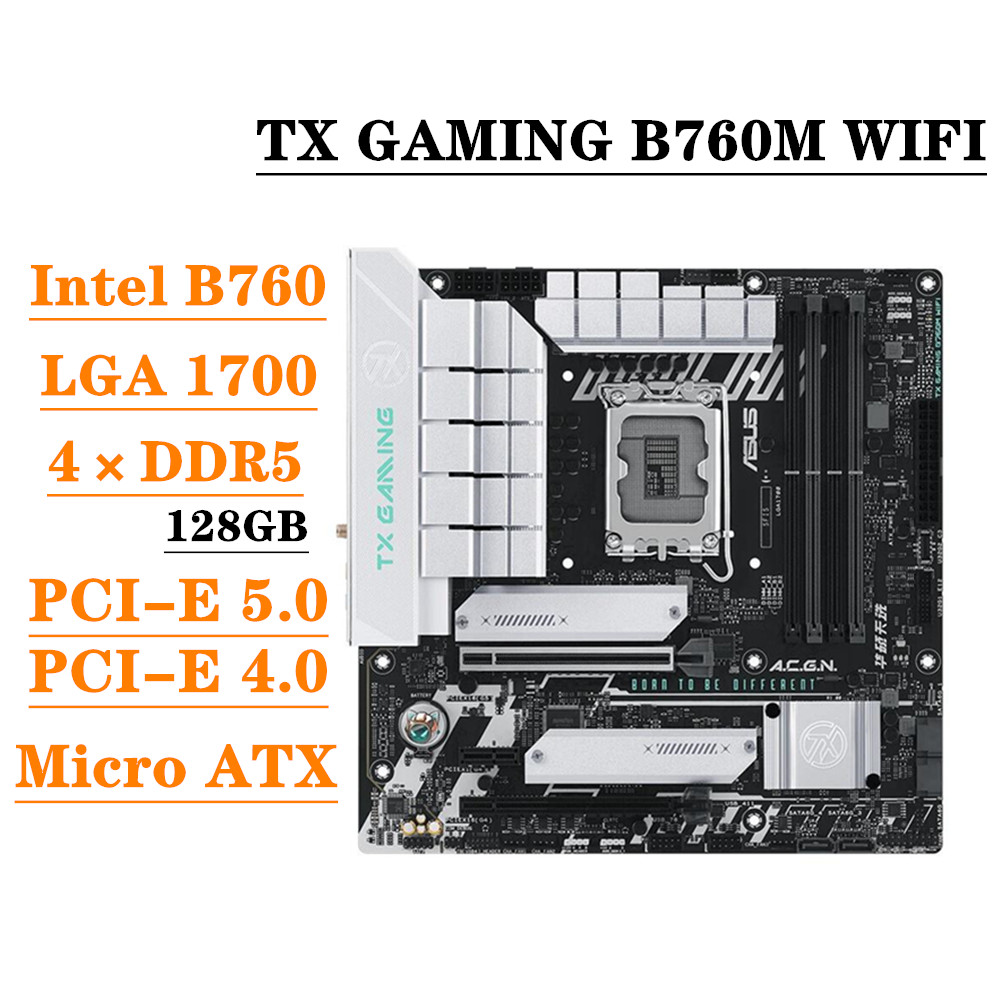 Intel Cpu Core I9 - Scheda Madre ASUS TX GAMING B760M