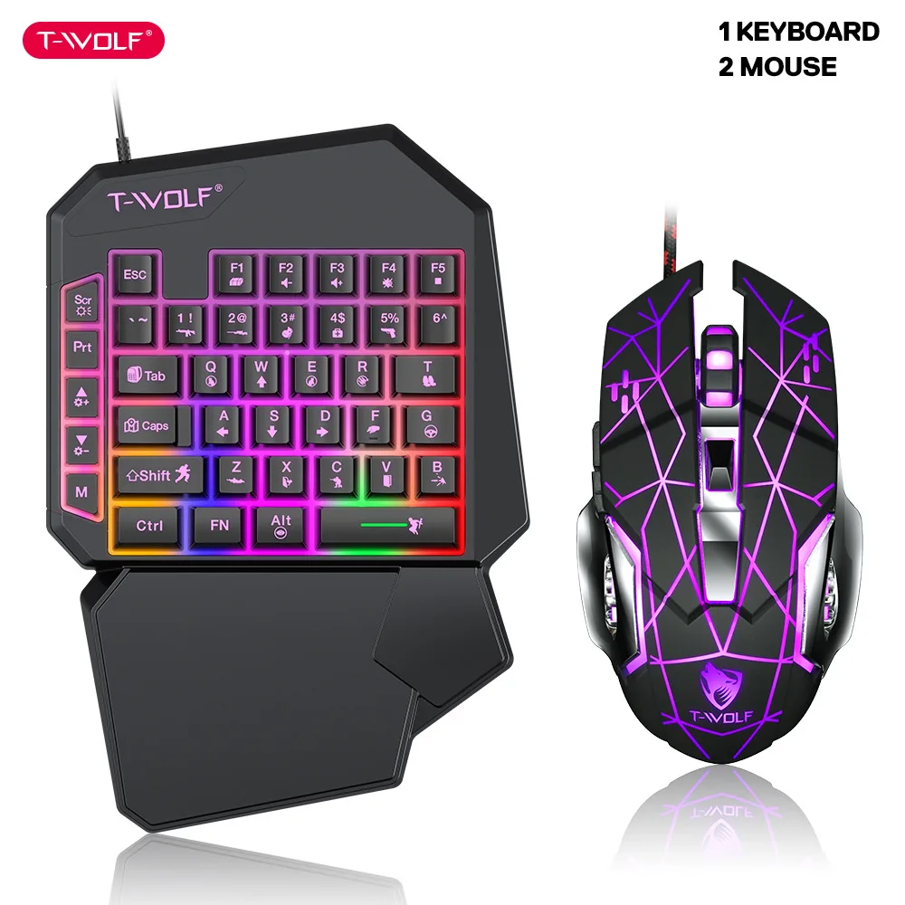 Gaming Accessories Bundle - T-WOLF TF900 Set trono tastiera con