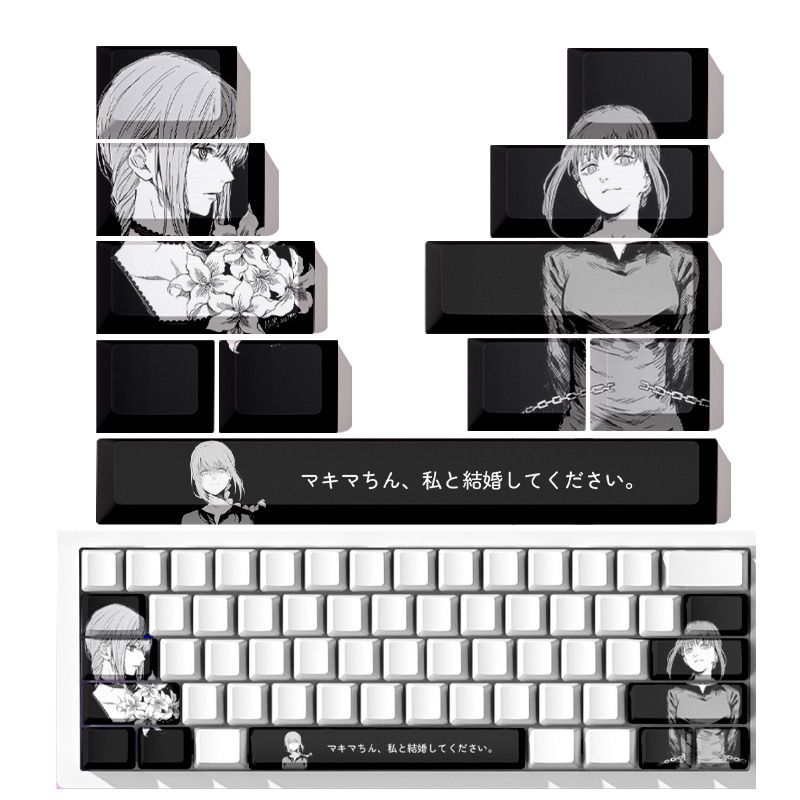 Keycaps a Tema Chainsaw Man Ma - Jjk Gaming Accessories recensione e prezzo