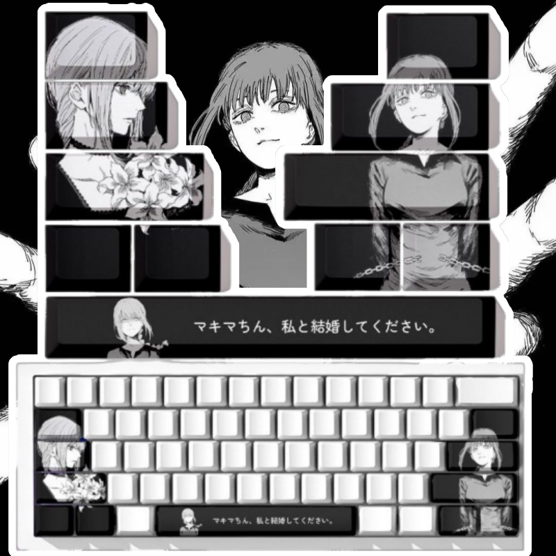 Keycaps a Tema Chainsaw Man Ma - Jjk Gaming Accessories recensione e prezzo