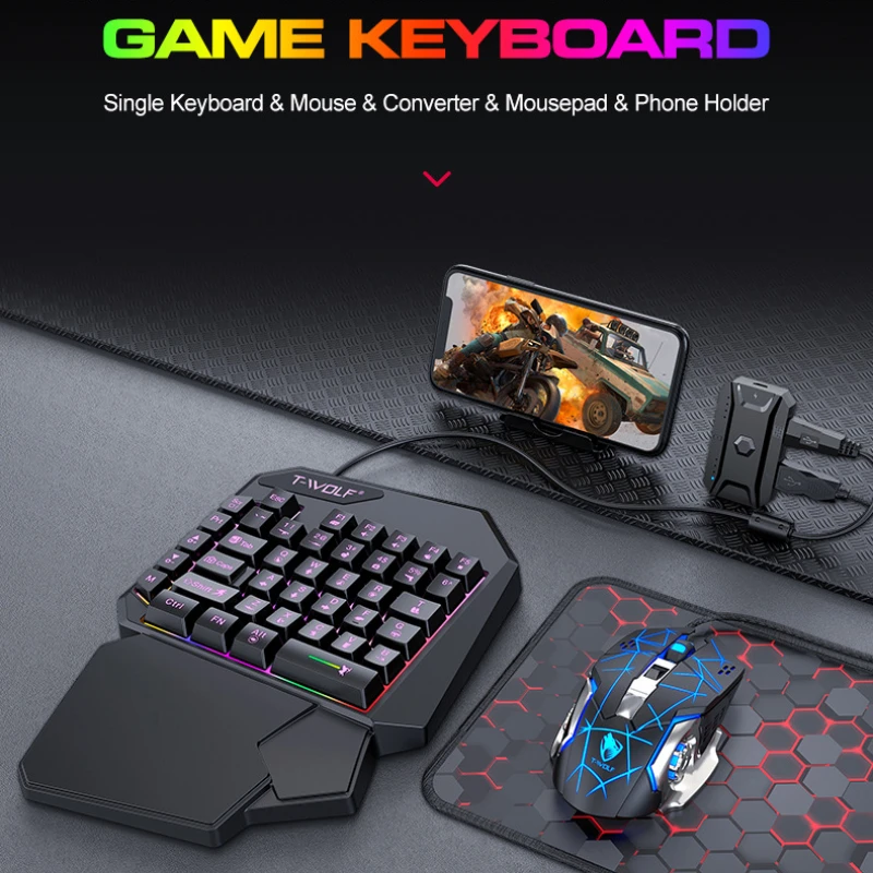 T-WOLF TF900 Set trono tastier - Gaming Accessories Bundle recensione e prezzo